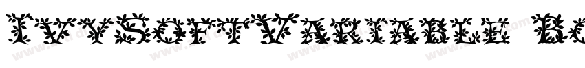 IvySoftVariable Bold字体转换